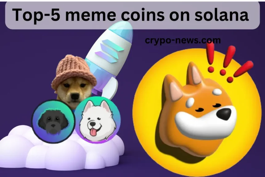 Top-5 meme coins on solana